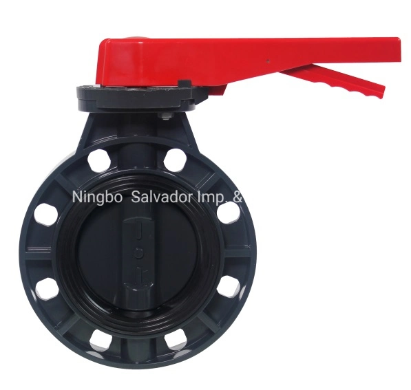 Plastic PVC Pph CPVC PVDF UPVC Industrial Butterfly Valve Ball Valve