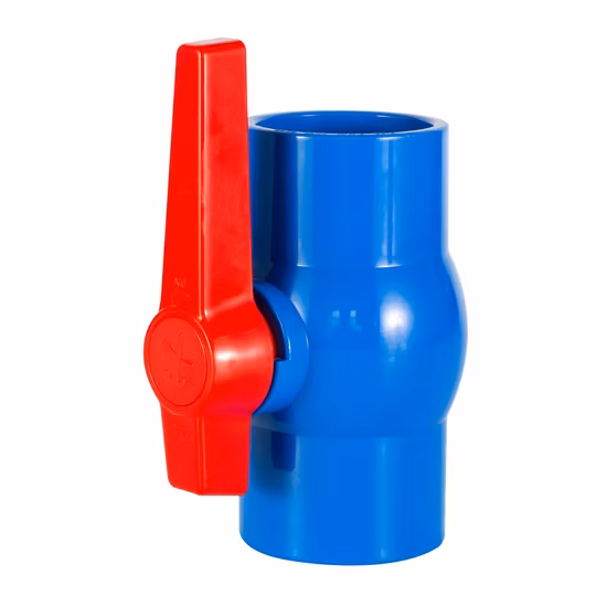 灌漑用青色 110mm PVC ボールバルブ